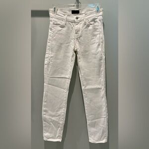 Koral Skinny Cropped Denim White Jeans - Sz 25 - EUC
